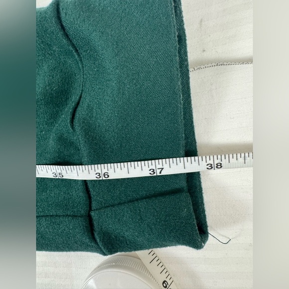 5 for $25| Rae Dunn forest dark green joggers with pockets size small - Picture 4 of 8